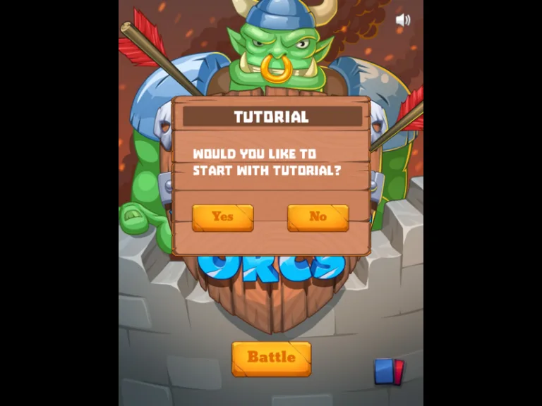 Clash of Warlord Orcs, screenshot 1