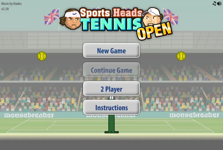 Sports Heads Tennis Open, captura 2