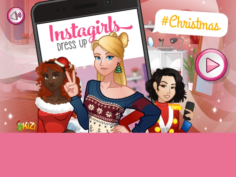 Instagirls Christmas Dress Up, screenshot 1