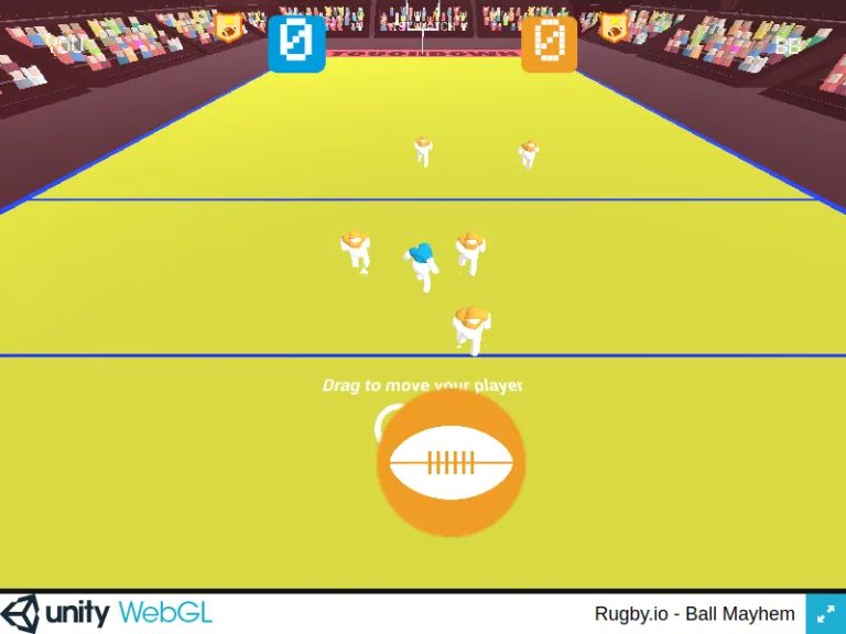 Rugby.io Ball Mayhem, screenshot 1