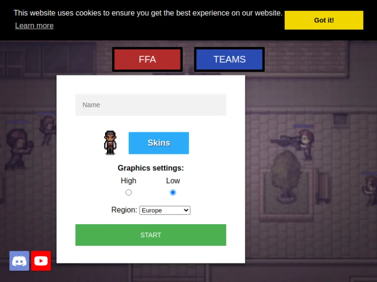 NIGHTPOINT.io, screenshot 2