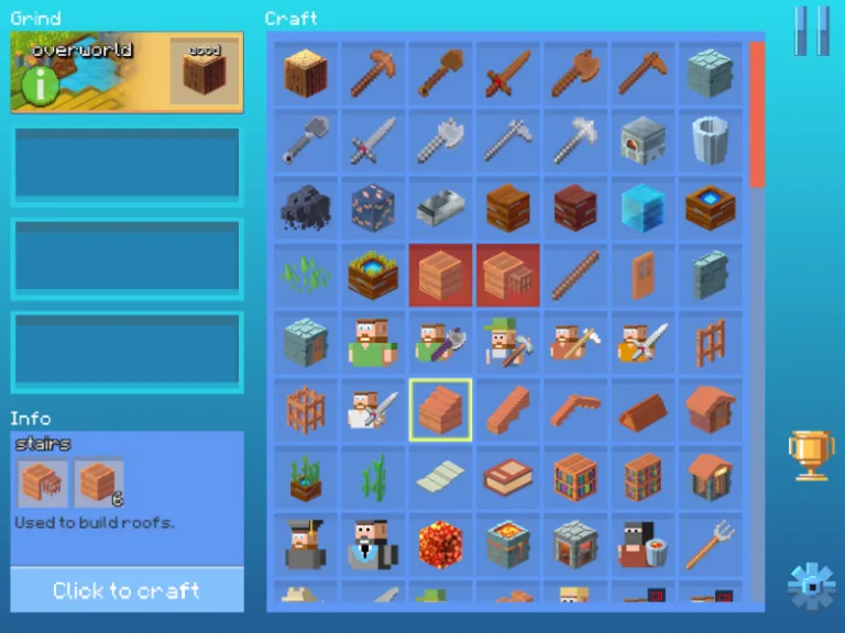 Grindcraft Remastered, screenshot 2