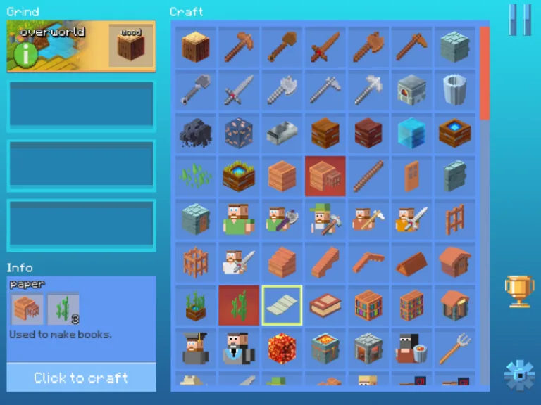 Grindcraft Remastered, screenshot 3