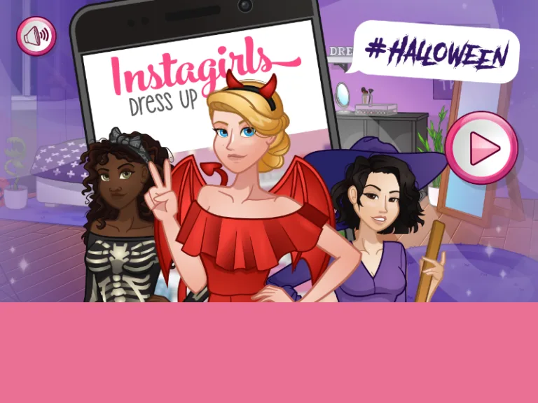 Instagirls Halloween Dress Up, captura 1