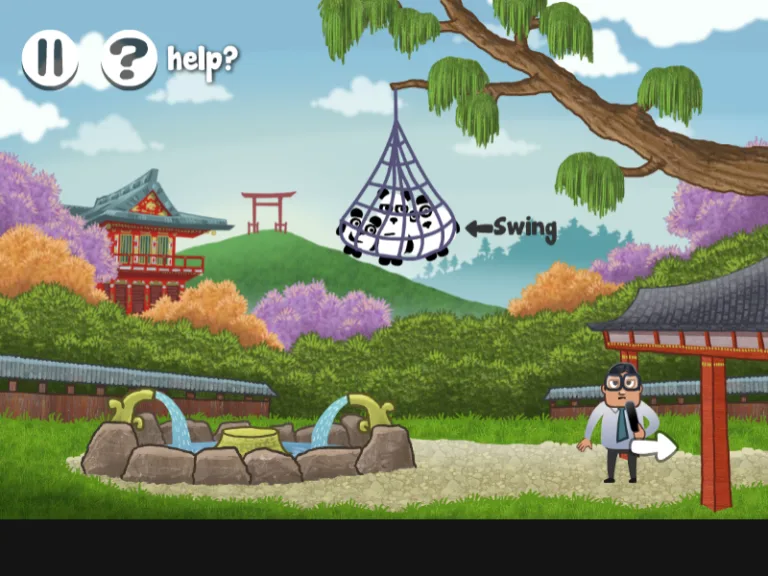 3 Pandas In Japan HTML5, captura 3