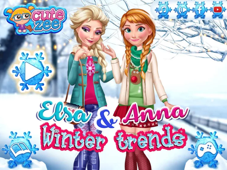 Elsa and Anna Winter Trends, captura 3