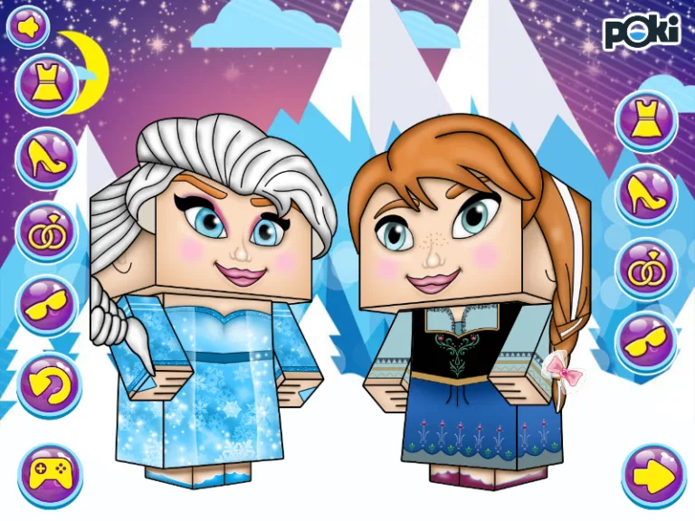 Frozen Dressup Minecraft, captura 3